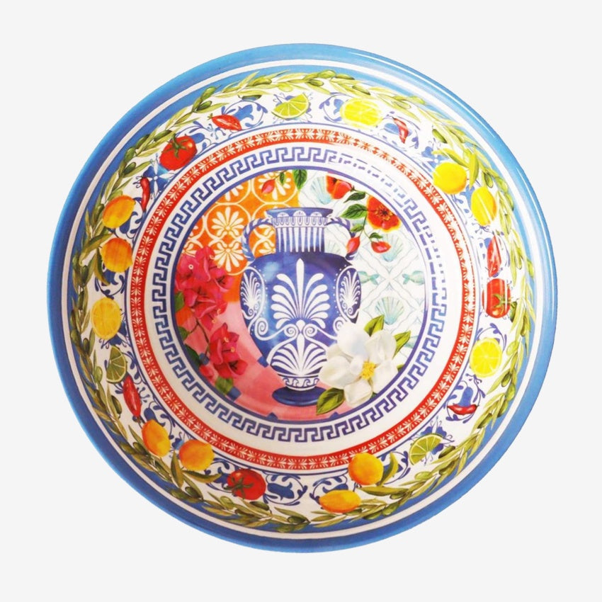 Melamine Salad Bowl | Mediterranean Summer