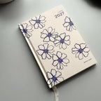 Weekly Diary 2027 | Blue Flowers