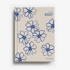 Weekly Diary 2027 | Blue Flowers