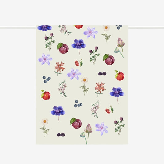 Tea Towel | Flower Fruit Arrangement