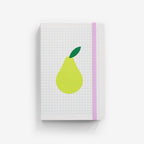 The Lettuce Pear Hardcover Notebook on a blank background