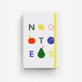 The Lettuce Fruit Notes Notebook on a blank background