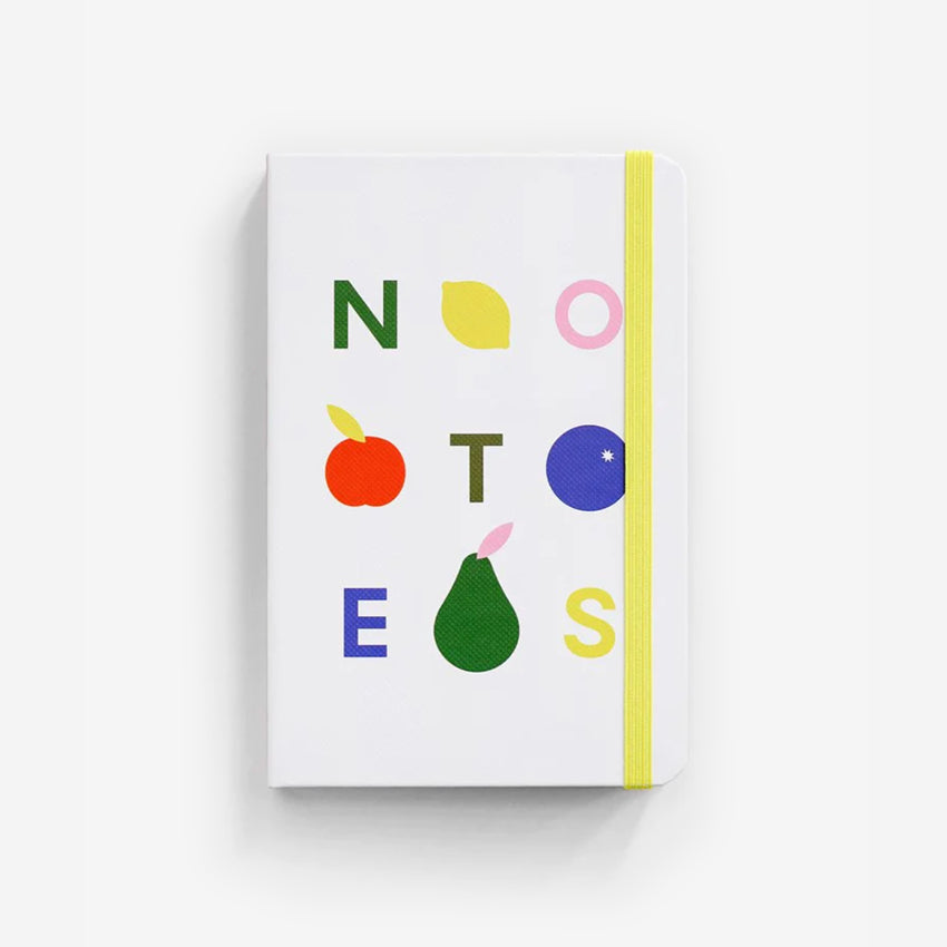 The Lettuce Fruit Notes Notebook on a blank background