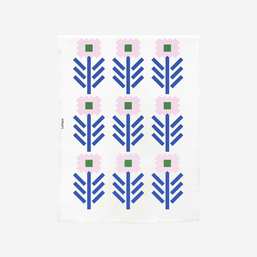 Tea Towel | Geo Flowers