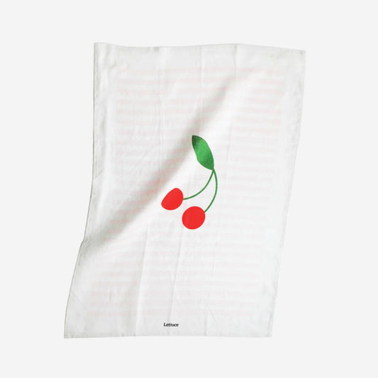 Tea Towel | Cherry Large Stripe