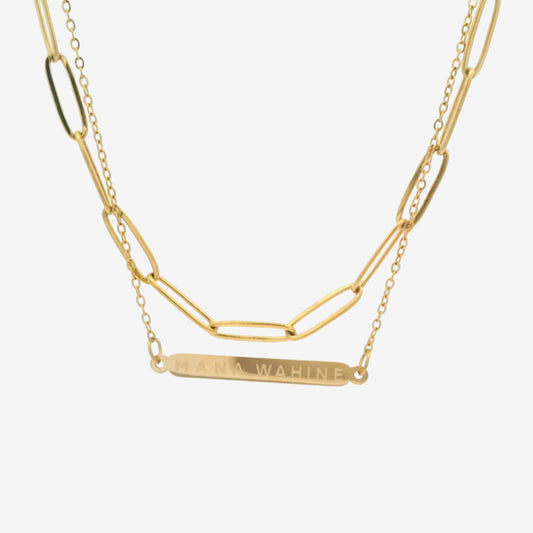 Double Chain Necklace | Mana Wahine