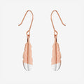Huia Feather Pendant Earrings