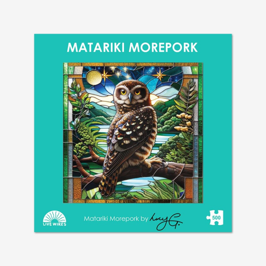500 Piece Jigsaw Puzzle | Matariki Morepork