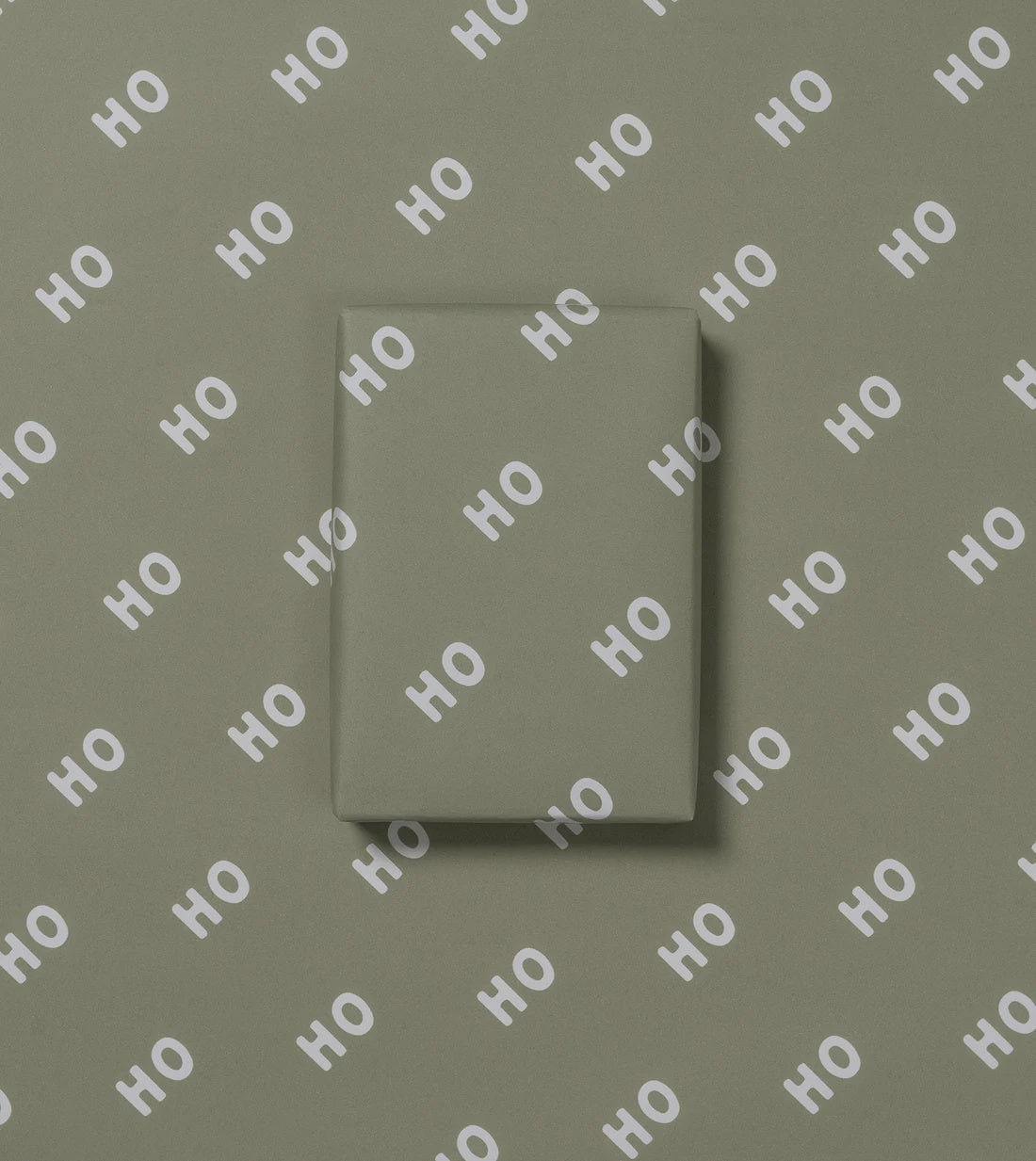 Gift Wrap | Ho Ho Ho (pine green)