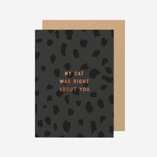 Gift Card | My Cat Was Right About You