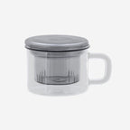 The Maho Cha For One Mug in Charcoal on a blank background