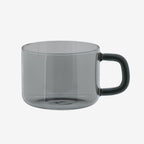 The Maho Cha Mug in Charcoal on a blank background