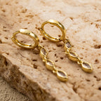 Marquise Triple Drop Earrings