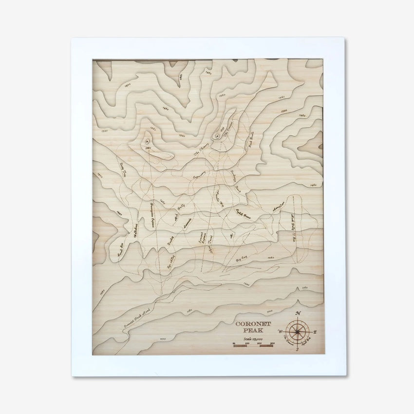 The Matai Gallery Coronet Peak Map 