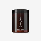 The Matakana Essentials Magnesium Bath Salts jar on a grey background