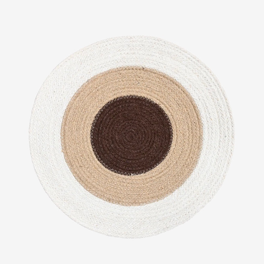 Round Cord Placemat | Natural Rings