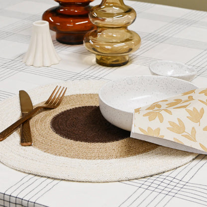 Round Cord Placemat | Natural Rings