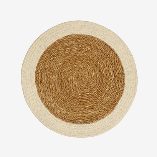 Round Cord Placemat | White Edge