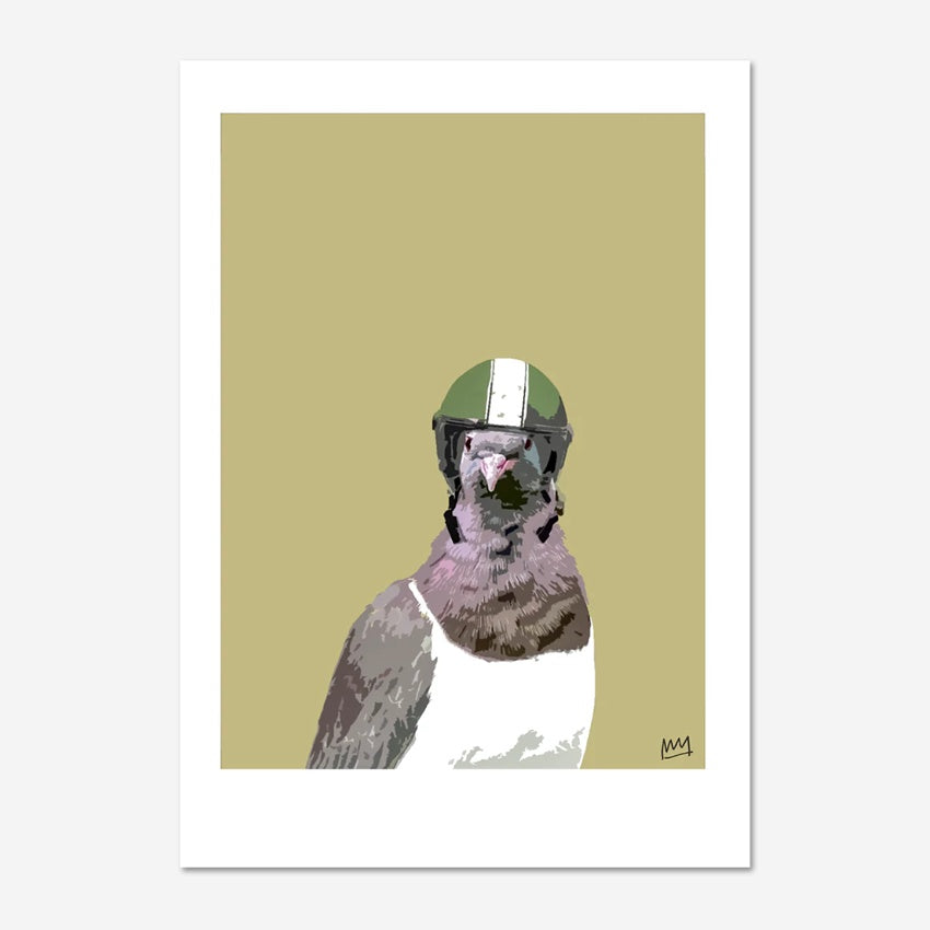 Art Print | Kererū Crash