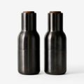 Salt & Pepper Grinders | Bronzed Brass | Walnut Lid