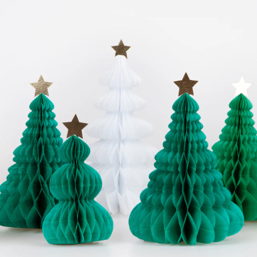 Honeycomb Christmas Trees | 10 Pack