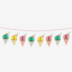 Ice Cream Honeycomb Garland