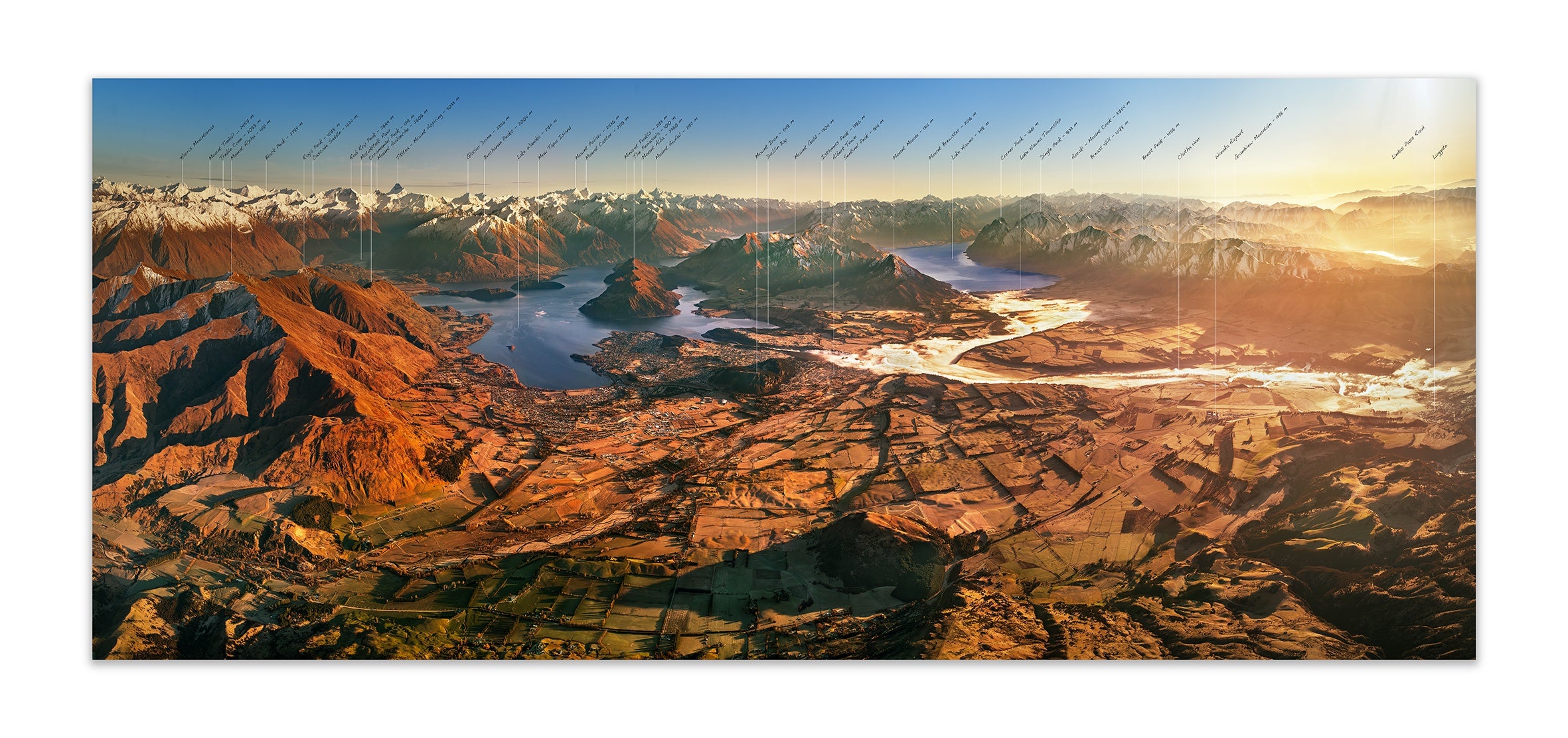 Wanaka Scenic 3 | White Frame | #213