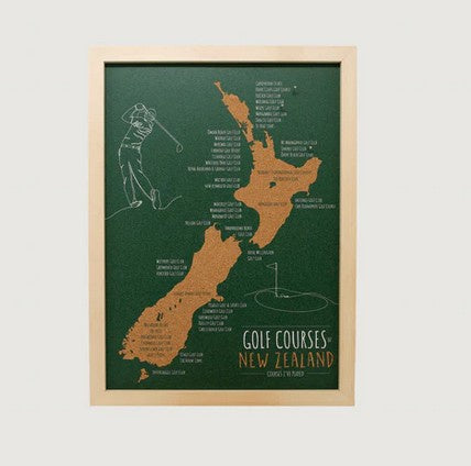 Golf Courses Cork Map | A3