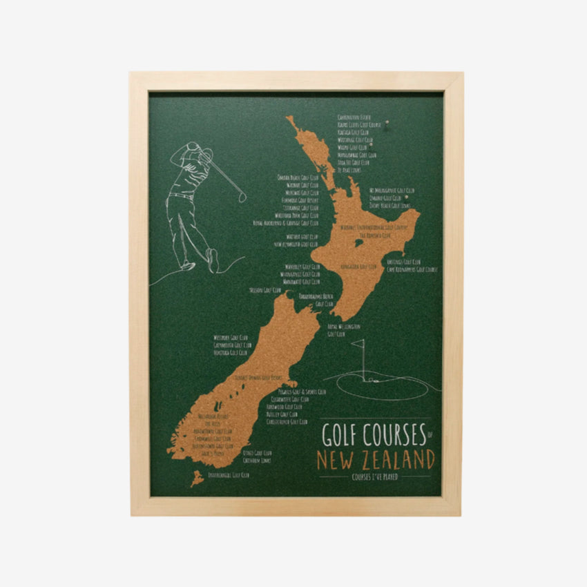 Golf Courses Cork Map | A3