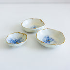 Cornflower Bowl with Gold