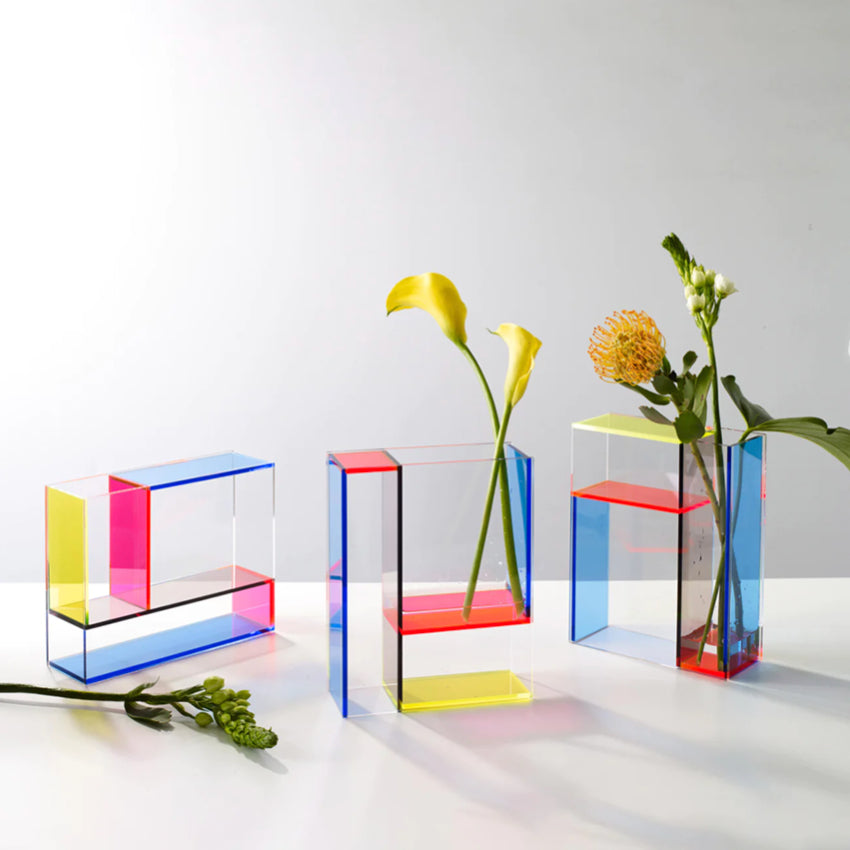 Mondri Vase | Neon