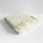 Lambswool Blanket | Herringbone Weave