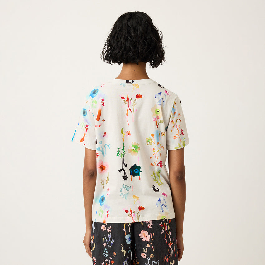 Apollo Tee | Watercolour Cream