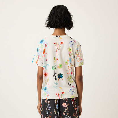 Apollo Tee | Watercolour Cream