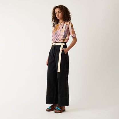 Bodhi Wide Leg Pant | Black