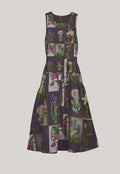 Clementine Dress | Charcoal Archive Floral