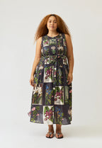 Clementine Dress | Charcoal Archive Floral