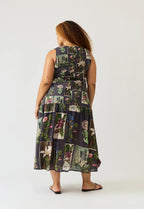 Clementine Dress | Charcoal Archive Floral