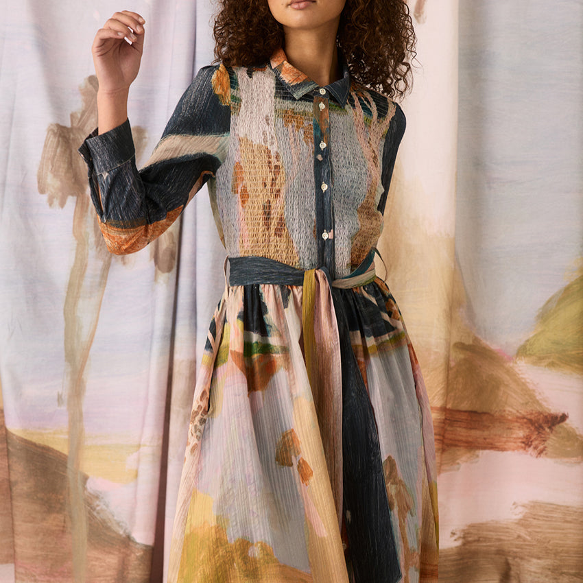 Delphi Dress | Night Herons