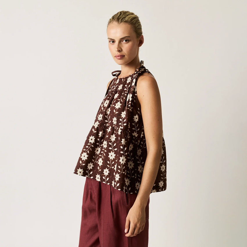 Delta Tie Tank | Ochre Flower