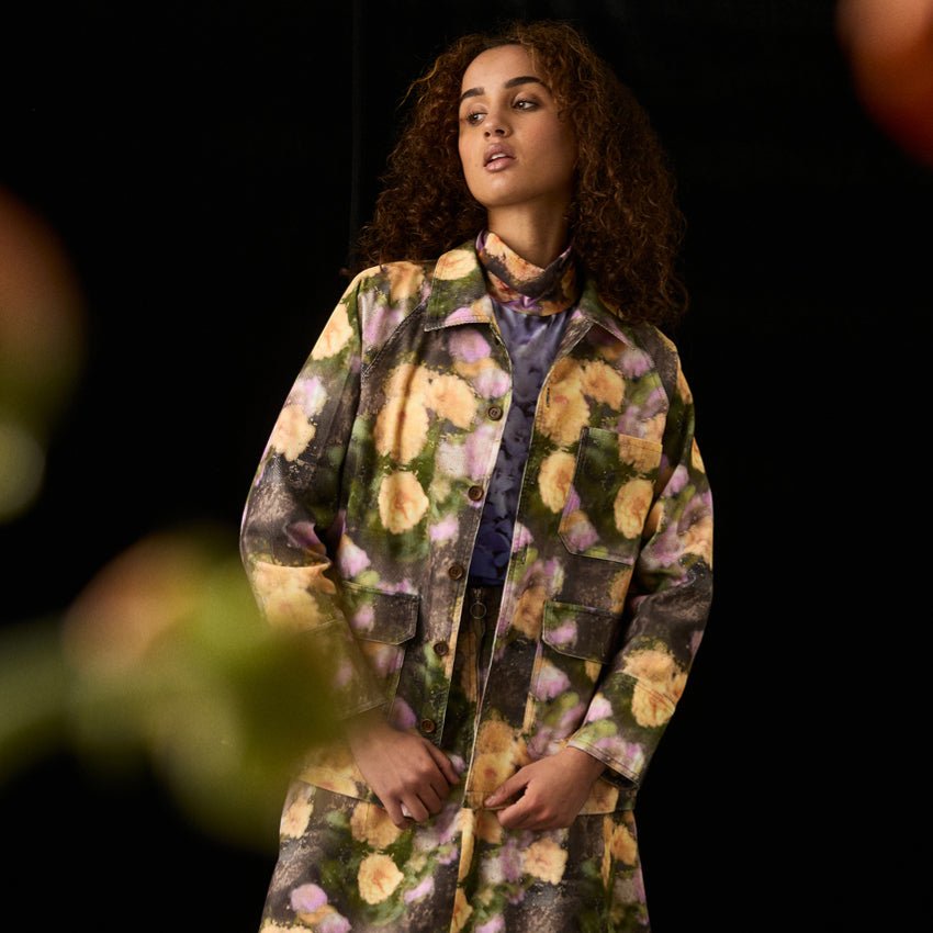 Elsie Jacket | Rain Floral