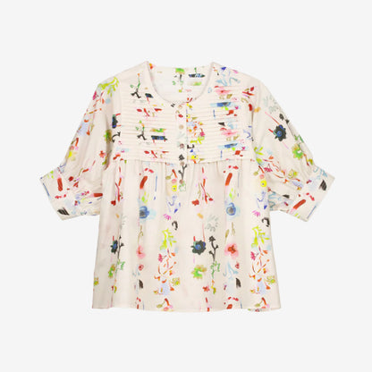 Gwen Blouse | Watercolour Cream