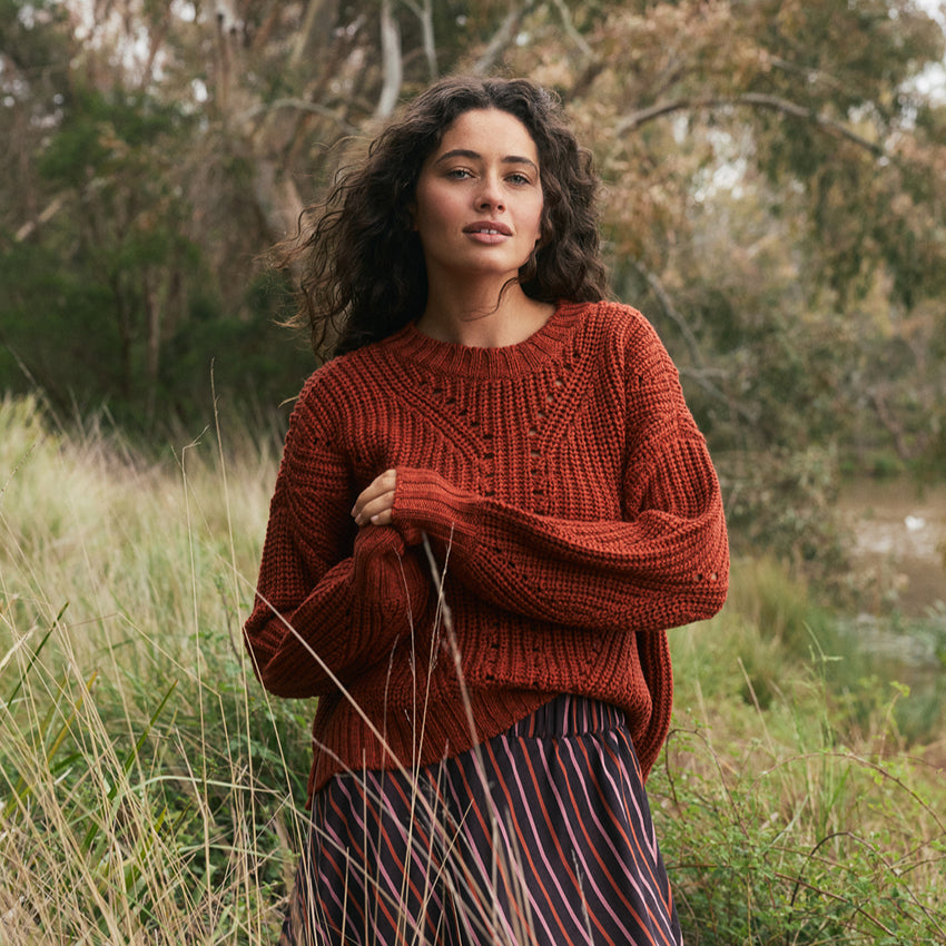 Lou Knit | Rust