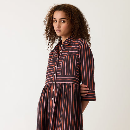 Mel Dress | Twilight Stripe