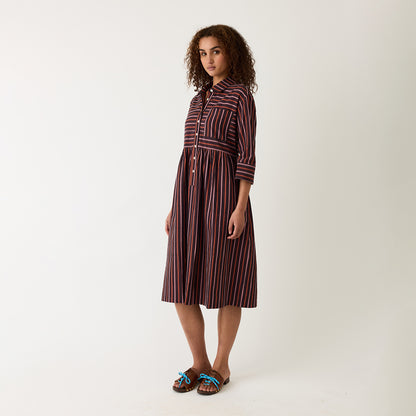 Mel Dress | Twilight Stripe