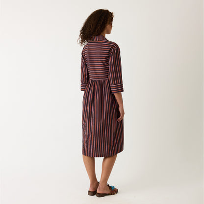 Mel Dress | Twilight Stripe