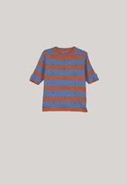 Rana Knit Tee | Terracotta Striped