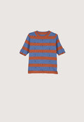Rana Knit Tee | Terracotta Stripe