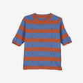 Rana Knit Tee | Terracotta Striped