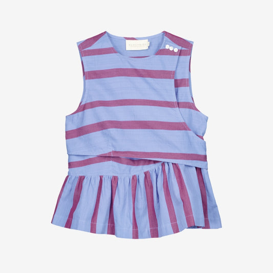 Simpson Top | Raspberry Stripe